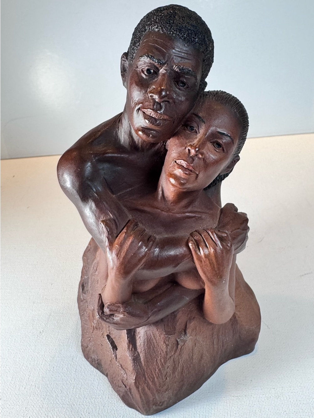 J. H. Boone Embrace 96- African American Couple Sculpture- 325/2500